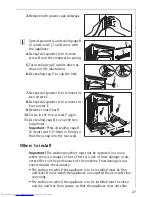 Preview for 27 page of AEG LAVAMAT 50810 User Information