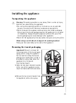 Предварительный просмотр 25 страницы AEG LAVAMAT 54600 User Information