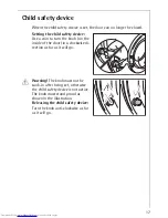Предварительный просмотр 17 страницы AEG LAVAMAT 60610 User Information