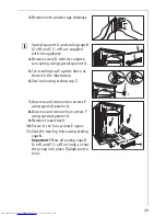 Предварительный просмотр 29 страницы AEG LAVAMAT 60610 User Information