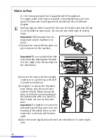 Предварительный просмотр 32 страницы AEG LAVAMAT 60610 User Information