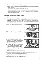 Предварительный просмотр 21 страницы AEG LAVAMAT 62600 User Information