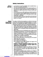 Preview for 4 page of AEG LAVAMAT 6450 Operating Instructions Manual