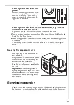 Preview for 27 page of AEG Lavamat 66600 User Information