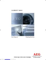 Preview for 1 page of AEG LAVAMAT 72850 User Manual