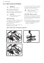 Preview for 18 page of AEG LAVAMAT 74270 TL1 User Manual