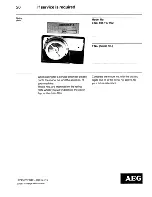 Предварительный просмотр 20 страницы AEG LAVAMAT 803T Operating Instructions Manual