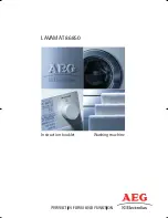 AEG LAVAMAT 86850 Instruction Booklet предпросмотр