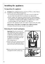 Предварительный просмотр 34 страницы AEG LAVAMAT 88800 User Information