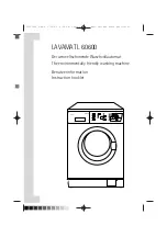 Предварительный просмотр 1 страницы AEG LAVAMAT L 60600 Instruction Booklet