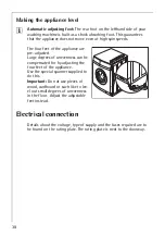 Предварительный просмотр 38 страницы AEG LAVAMAT LAVALOGIC 1610 User Information