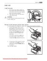 Предварительный просмотр 9 страницы AEG LAVAMAT LS 70840 User Manual