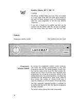 Preview for 8 page of AEG Lavamat princess s Operating Instructions Manual