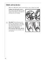 Предварительный просмотр 26 страницы AEG LAVAMAT REGINA 2551F User Information