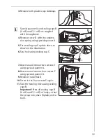 Предварительный просмотр 37 страницы AEG LAVAMAT REGINA 2551F User Information
