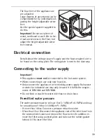 Предварительный просмотр 39 страницы AEG LAVAMAT REGINA 2551F User Information