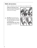 Предварительный просмотр 26 страницы AEG LAVAMAT REGINA 2552F User Information