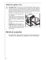 Предварительный просмотр 40 страницы AEG LAVAMAT REGINA 2552F User Information