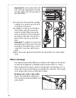 Предварительный просмотр 42 страницы AEG LAVAMAT REGINA 2552F User Information