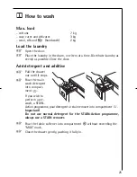 Preview for 25 page of AEG LAVAMAT TURBO 16830 Instruction Booklet