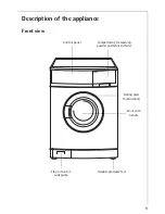 Предварительный просмотр 9 страницы AEG LAVAMAT W 1000 Operating Instructions Manual