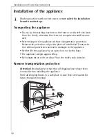 Предварительный просмотр 32 страницы AEG LAVAMAT W 1020 Instruction Book