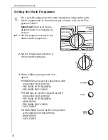 Предварительный просмотр 22 страницы AEG LAVAMAT W 1230 User Information
