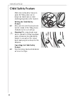Предварительный просмотр 40 страницы AEG LAVAMAT W 1450 ELECTRONIC User Information