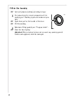 Preview for 20 page of AEG LAVAMAT W 88 Operating Instructions Manual