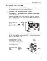 Предварительный просмотр 9 страницы AEG LAVATHERM 33600 Operating And Installation Instructions