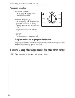 Предварительный просмотр 20 страницы AEG LAVATHERM 33600 Operating And Installation Instructions