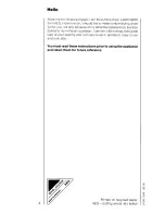 Предварительный просмотр 2 страницы AEG Lavatherm 3400 microcomputer Operating Instructions Manual