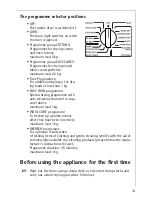 Preview for 13 page of AEG LAVATHERM 37320 electronic Operating Instructions Manual