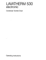 AEG Lavatherm 530 Electronic Operating Instructions Manual предпросмотр