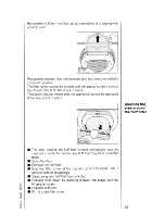 Предварительный просмотр 23 страницы AEG Lavatherm 5300 digitronic Operating Instructions Manual