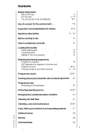 Preview for 3 page of AEG lavatherm 540 microcomputer Operating Instructions Manual