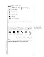 Preview for 17 page of AEG lavatherm 540 microcomputer Operating Instructions Manual