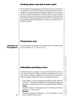 Preview for 22 page of AEG lavatherm 540 microcomputer Operating Instructions Manual