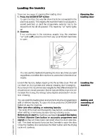 Предварительный просмотр 15 страницы AEG Lavatherm 5500 microcomputer Operating Instructions Manual