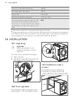 Предварительный просмотр 20 страницы AEG LAVATHERM 55370AH3 User Manual