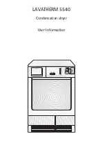 AEG LAVATHERM 5540 User Information preview