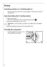 Preview for 12 page of AEG LAVATHERM 5540 User Information