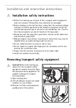 Preview for 23 page of AEG LAVATHERM 5540 User Information