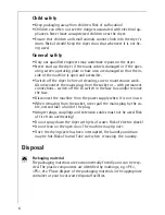 Preview for 6 page of AEG LAVATHERM 55800 User Information