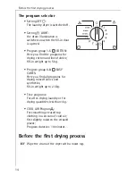 Предварительный просмотр 14 страницы AEG LAVATHERM 56609 EXCLUSIV Operating Instructions Manual