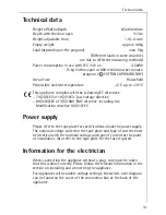 Предварительный просмотр 31 страницы AEG LAVATHERM 56609 EXCLUSIV Operating Instructions Manual