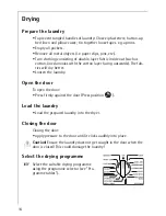 Предварительный просмотр 14 страницы AEG LAVATHERM 57520 electronic Operating Instructions Manual