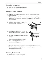 Preview for 17 page of AEG LAVATHERM 57560 electronic Operating Instructions Manual