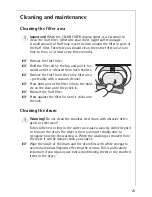 Preview for 23 page of AEG LAVATHERM 57560 electronic Operating Instructions Manual