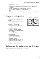 Предварительный просмотр 15 страницы AEG LAVATHERM 57700 Operating Instructions Manual